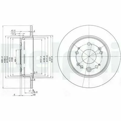 DELPHI BG3979 Disco Freno A Buon Prezzo