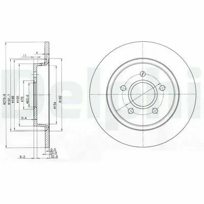DELPHI BG3897C Disco Freno Promozione