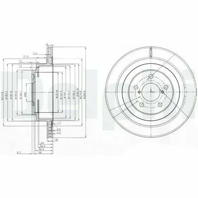 DELPHI BG3931 Disco Freno Promo Stagionale