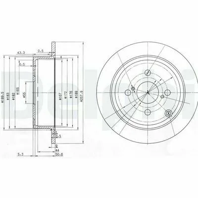 DELPHI BG3889 Disco Freno Ultimissimo Modello
