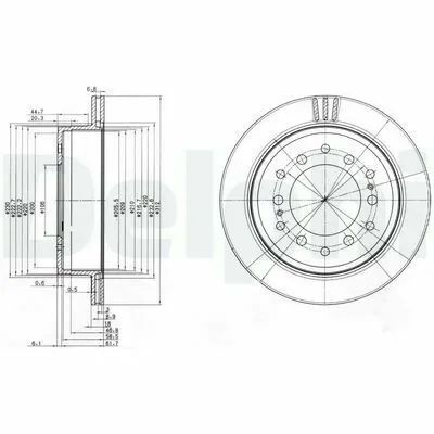 DELPHI BG3557 Disco Freno Must-Have
