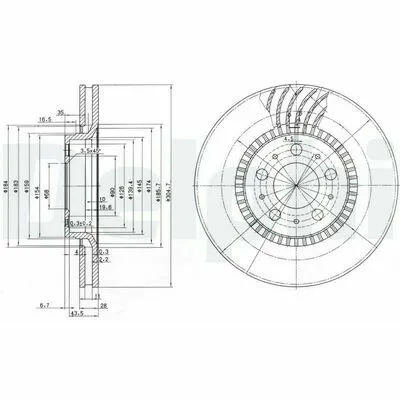 Vendita Finale DELPHI BG9514 Disco Freno