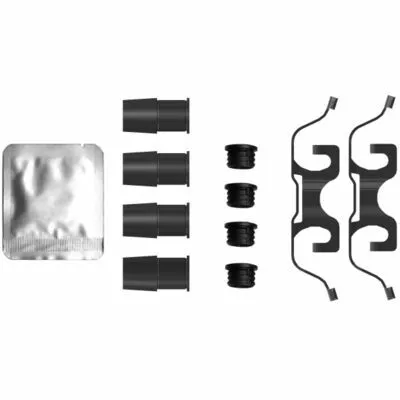 Promozione HELLA 8DZ 355 206-421 Kit Accessori, Pinza Freno