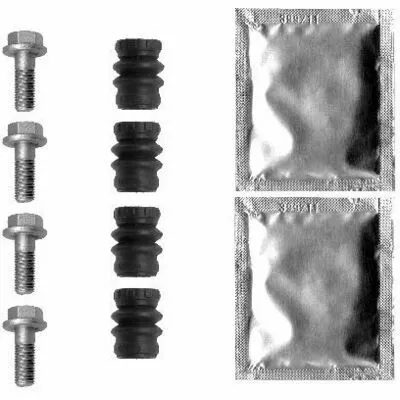 HELLA 8DZ 355 204-841 Kit Accessori, Pinza Freno Pagamento Sicuro