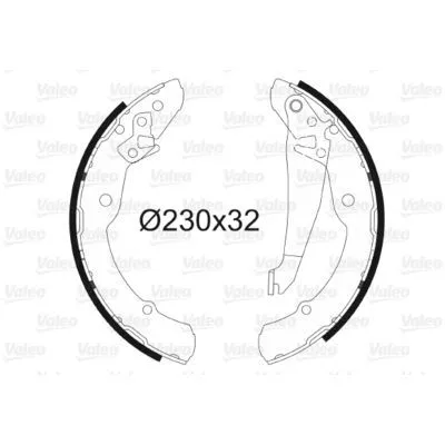 Miglior Prezzo VALEO 562641 Kit Ganasce Freno