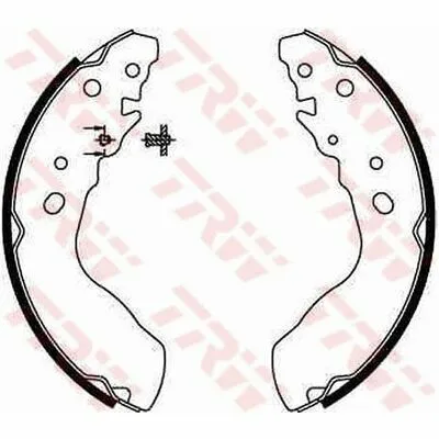 Popolare TRW GS8641 Kit Ganasce Freno