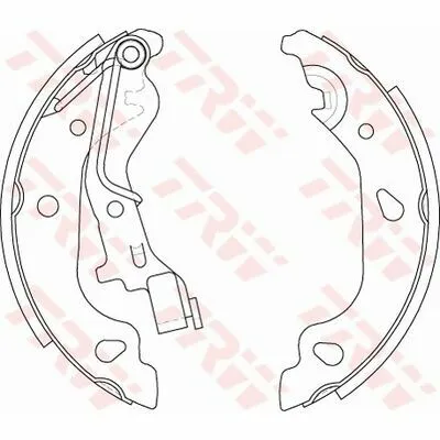 TRW GS8687 Kit Ganasce Freno Spedizione Espresso