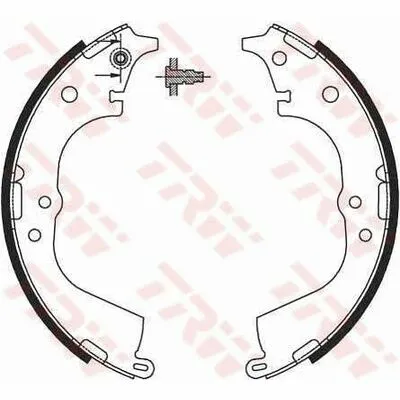 TRW GS8693 Kit Ganasce Freno Offerta