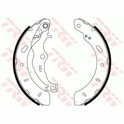 Prezzo Scontato TRW GS8806 Kit Ganasce Freno