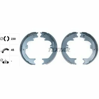 Miglior Prezzo TEXTAR 91066200 Kit Ganasce Freno