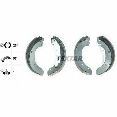 TEXTAR 91060900 Kit Ganasce Freno Esclusivo