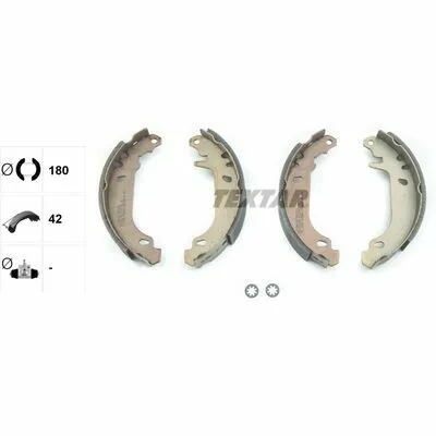 Consegna Rapida TEXTAR 91037400 Kit Ganasce Freno