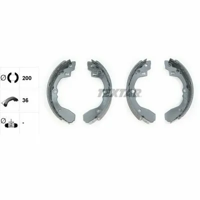 Prezzo Di Fabbrica TEXTAR 91056100 Kit Ganasce Freno