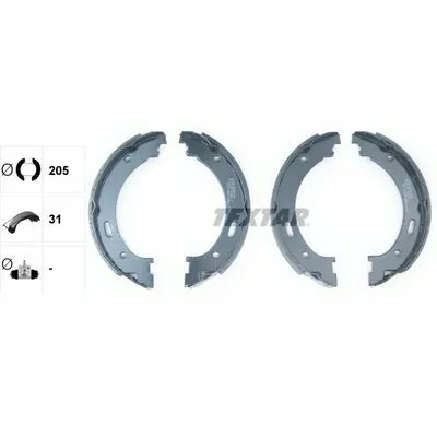 Offerta Limitata TEXTAR 91073300 Kit Ganasce Freno