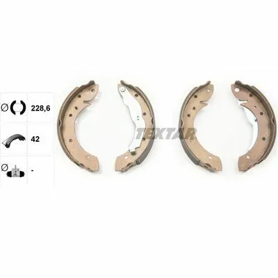 TEXTAR 91044000 Kit Ganasce Freno Più Venduto