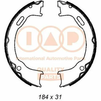 IAP QUALITY PARTS 705-10047 Kit Ganasce Freno Prezzo Basso
