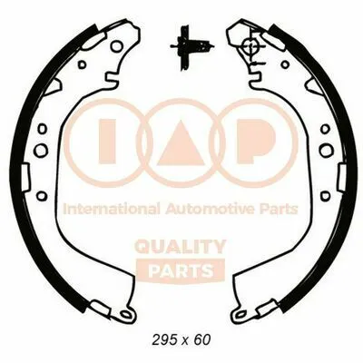 Nuovo Arrivo IAP QUALITY PARTS 705-17020 Kit Ganasce Freno