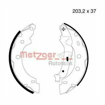 Vendita Finale METZGER MG 706 Kit Ganasce Freno