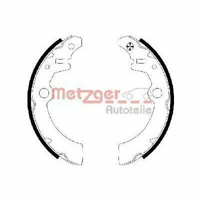METZGER MG 707 Kit Ganasce Freno Nuovo Arrivo