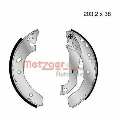 Miglior Prezzo METZGER MG 640 Kit Ganasce Freno