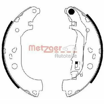 Sconto METZGER MG 210 Kit Ganasce Freno