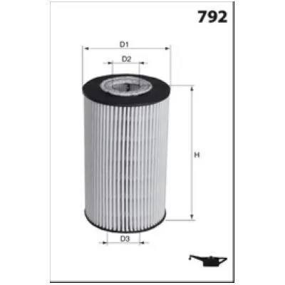 MECAFILTER ELH4345 Filtro Olio Sconto