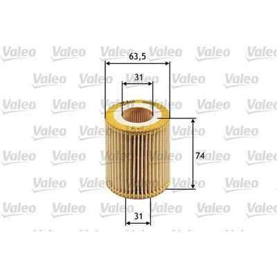 Ultimissimo Modello VALEO 586510 Filtro Olio
