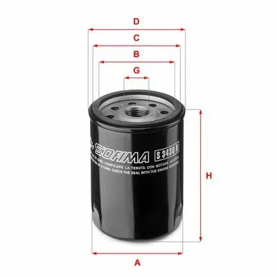 A Buon Prezzo SOFIMA S 3430 R Filtro Olio