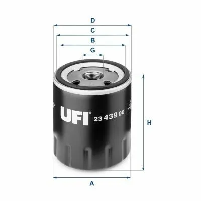 UFI 23.439.00 Filtro Olio Prezzo Basso
