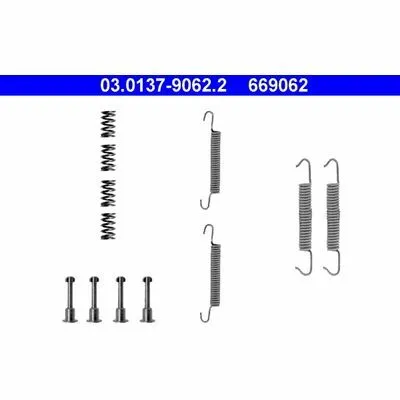 ATE 03.0137-9062.2 Kit Accessori, Ganasce Freno Stazionamento Non Perdere