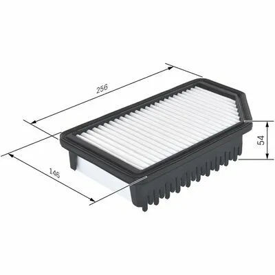 Esclusivo BOSCH F 026 400 350 Filtro Aria
