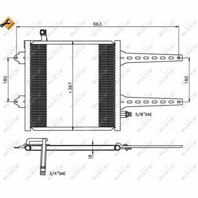 Compra Adesso NRF EASY FIT 35049 Condensatore, Climatizzatore