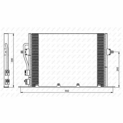 Vendita Finale NRF EASY FIT 35196 Condensatore, Climatizzatore