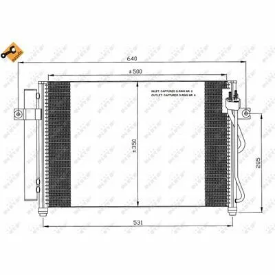 NRF EASY FIT 35630 Condensatore, Climatizzatore Compra Oggi Stesso