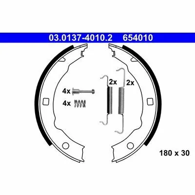 Ordina Subito ATE 03.0137-4010.2 Kit Ganasce Freno