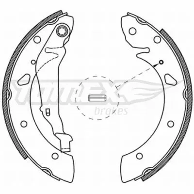 TOMEX BRAKES TX 21-05 Kit Ganasce Freno Soddisfatti O Rimborsati