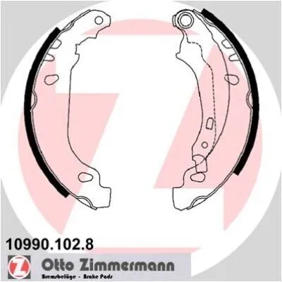 ZIMMERMANN 10990.102.8 Kit Ganasce Freno Promozione