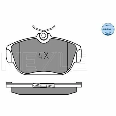 MEYLE-ORIGINAL True to OE. 025 201 6418 Kit Pastiglie Freno, Freno a Disco Sconto
