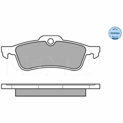 Ultime Pezzi MEYLE-ORIGINAL True to OE. 025 245 7415/W Kit Pastiglie Freno, Freno a Disco