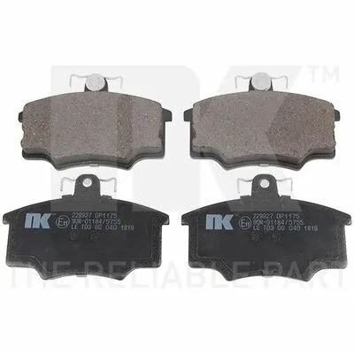 Economico NK 229927 Kit Pastiglie Freno, Freno a Disco