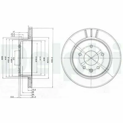 DELPHI BG3542 Disco Freno A Buon Prezzo