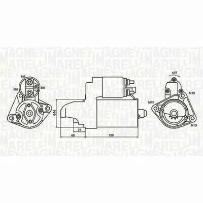 MAGNETI MARELLI 063721050010 Motorino d‘Avviamento Offerta Lampo