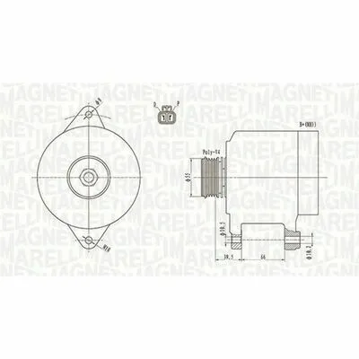 MAGNETI MARELLI 063731409010 Alternatore Soddisfatti O Rimborsati