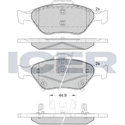 ICER 181877 Kit Pastiglie Freno, Freno a Disco Quantità Limitata