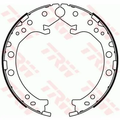 Prezzo Basso TRW GS8789 Kit Ganasce Freno