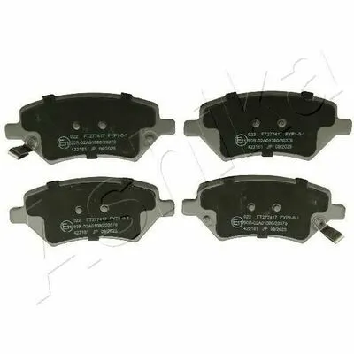 Ultimissimo Modello ASHIKA 50-00-022 Kit Pastiglie Freno, Freno a Disco