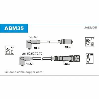 JANMOR ABM35 Cavo Accensione Quantità Limitata