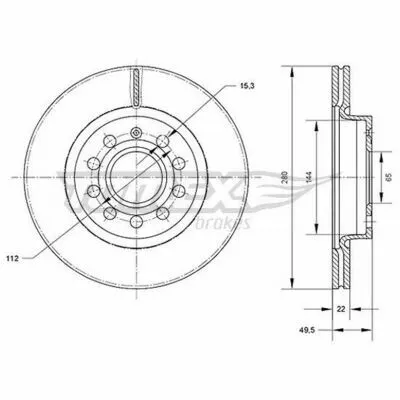 Promo Stagionale TOMEX BRAKES TX 70-30 Disco Freno