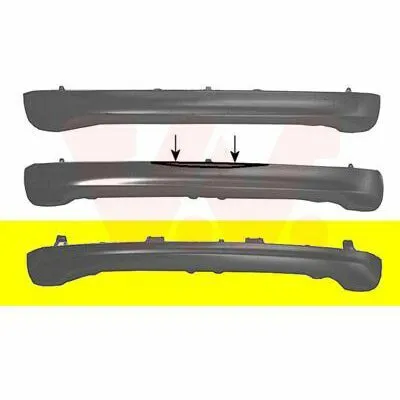 Economico VAN WEZEL 5431634 Pannello Posteriore