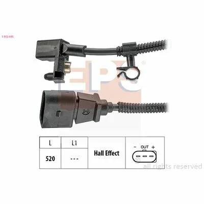 EPS Made in Italy - OE Equivalent 1.953.445 Generatore di Impulsi, Albero a Gomiti Nuova Collezione